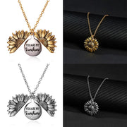 sunshine sunflower necklaces pendant