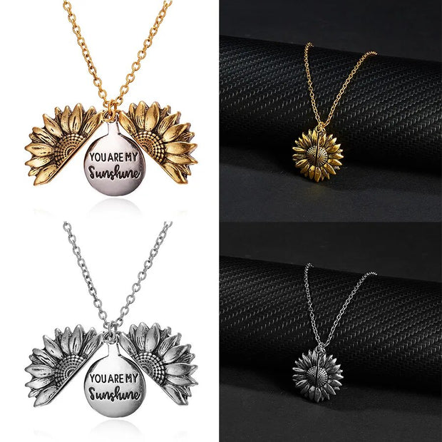 sunshine sunflower necklaces pendant