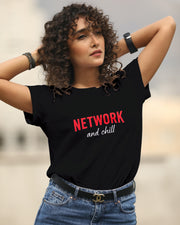 NETWORK and chill – Graphic T-Shirt by MaríaEstáLoca