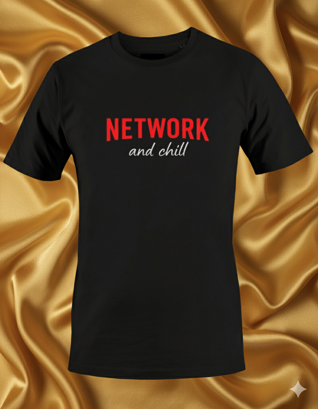 NETWORK and chill – Graphic T-Shirt by MaríaEstáLoca
