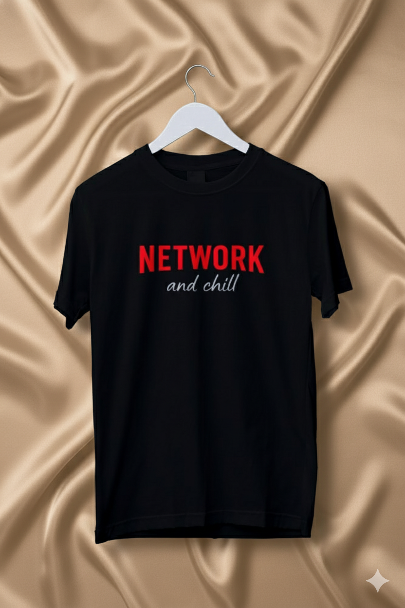 NETWORK and chill – Graphic T-Shirt by MaríaEstáLoca - mariaestalocashop