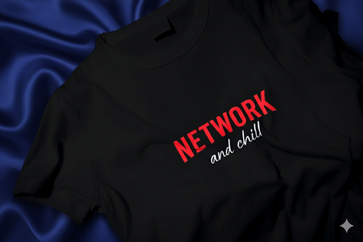 NETWORK and chill – Graphic T-Shirt by MaríaEstáLoca - mariaestalocashop