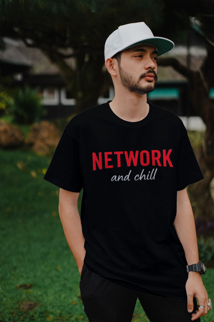 NETWORK and chill – Graphic T-Shirt by MaríaEstáLoca - mariaestalocashop