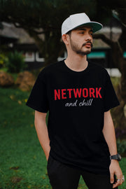 NETWORK and chill – Graphic T-Shirt by MaríaEstáLoca