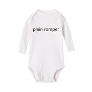 toddler infant baby rompers white color letter print newborn outfits  