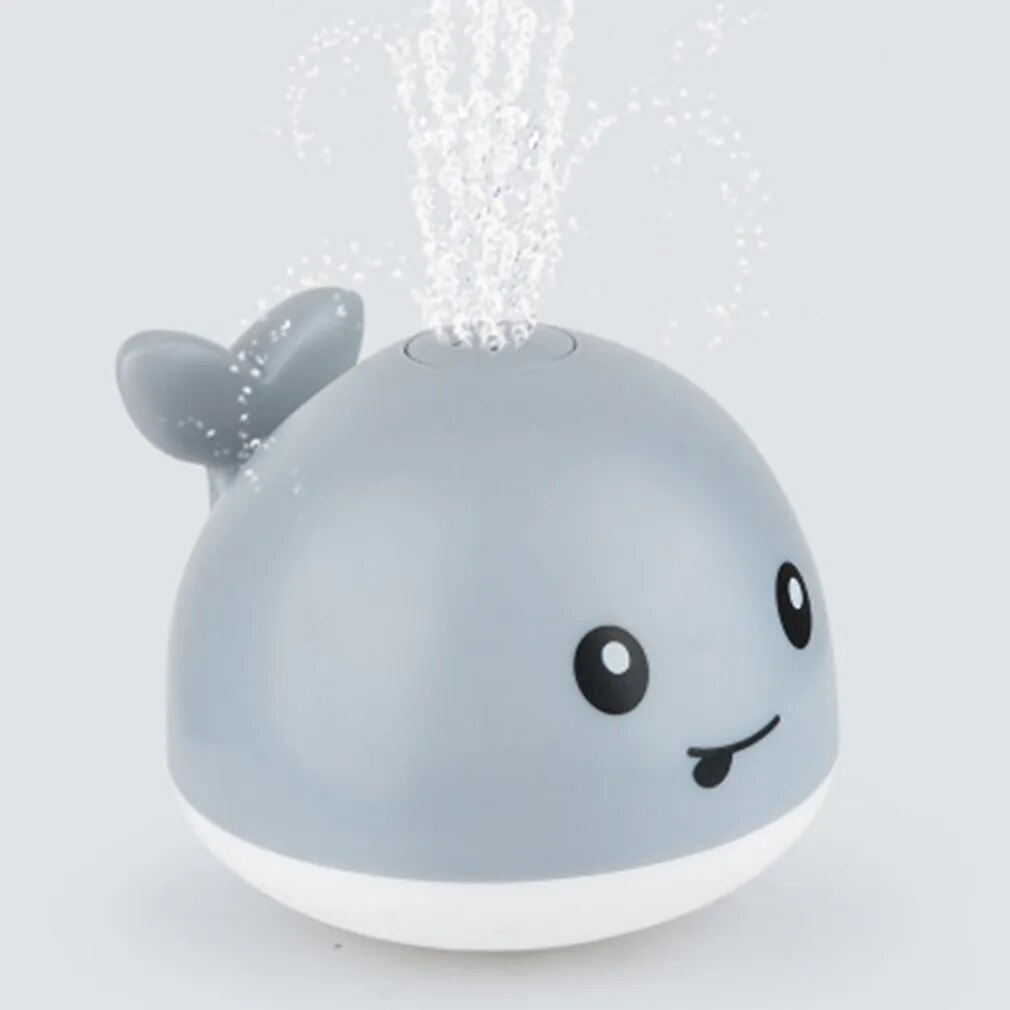 baby light floating lamp whale automatic sprinkler bathtub toy pool ba