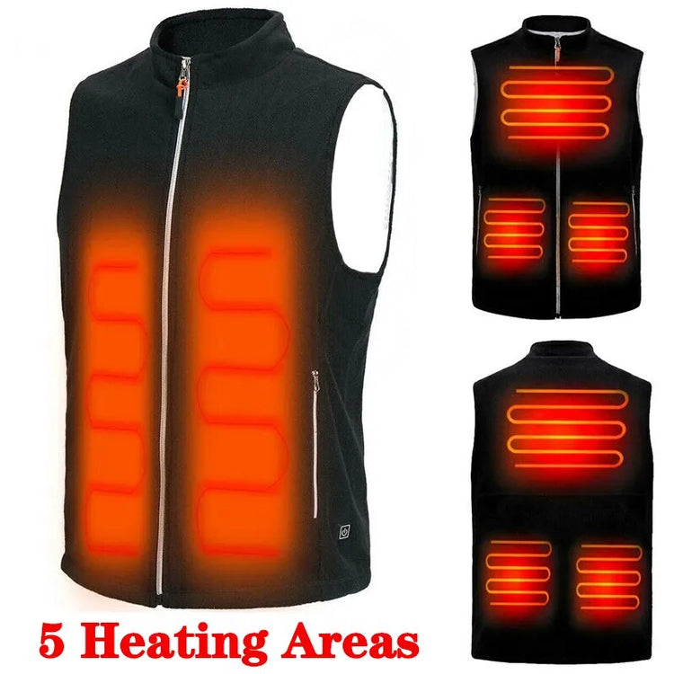 Heating vest men and women winter jacket Warm Electric Thermal Waistco