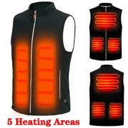 Heating vest men and women winter jacket Warm Electric Thermal Waistco