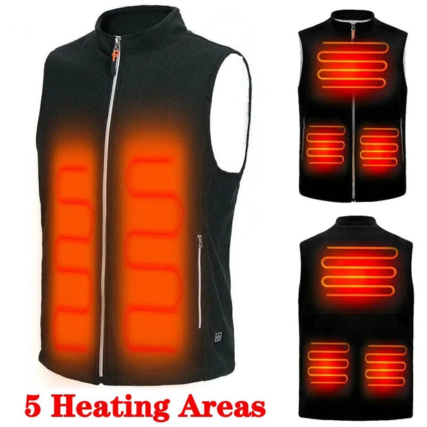 Heating vest men and women winter jacket Warm Electric Thermal Waistco