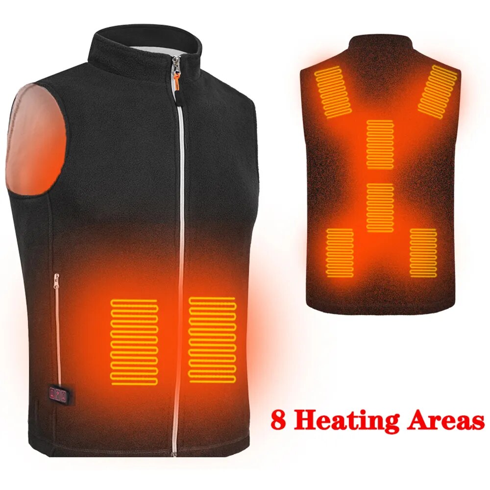 Heating vest men and women winter jacket Warm Electric Thermal Waistco