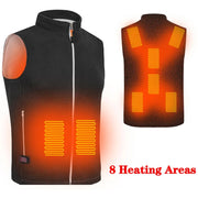 Heating vest men and women winter jacket Warm Electric Thermal Waistco