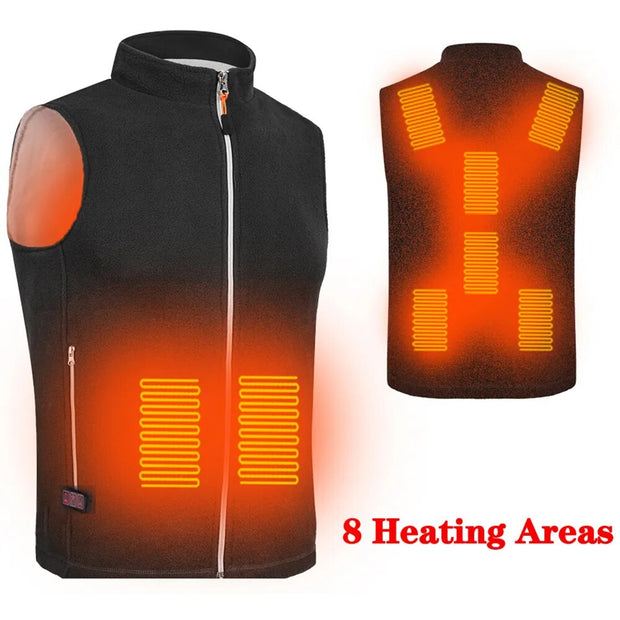 Heating vest men and women winter jacket Warm Electric Thermal Waistco