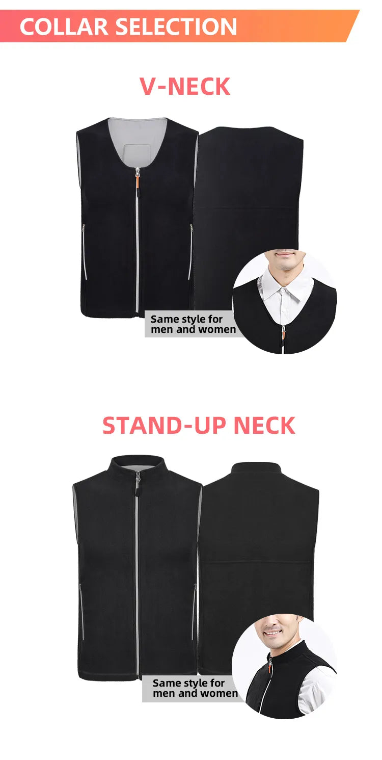 Heating vest men and women winter jacket Warm Electric Thermal Waistco