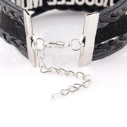 Faith Believe Hope Charm Breast CANCER Women Bracelet Stacks Awareness Wrap Bracelets & Bangles For Women Jewelry Accessories