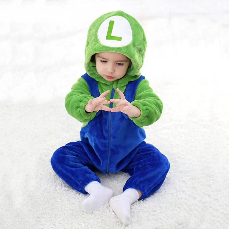 baby boy blue stitch kigurumi pajamas clothing newborn infant romper
