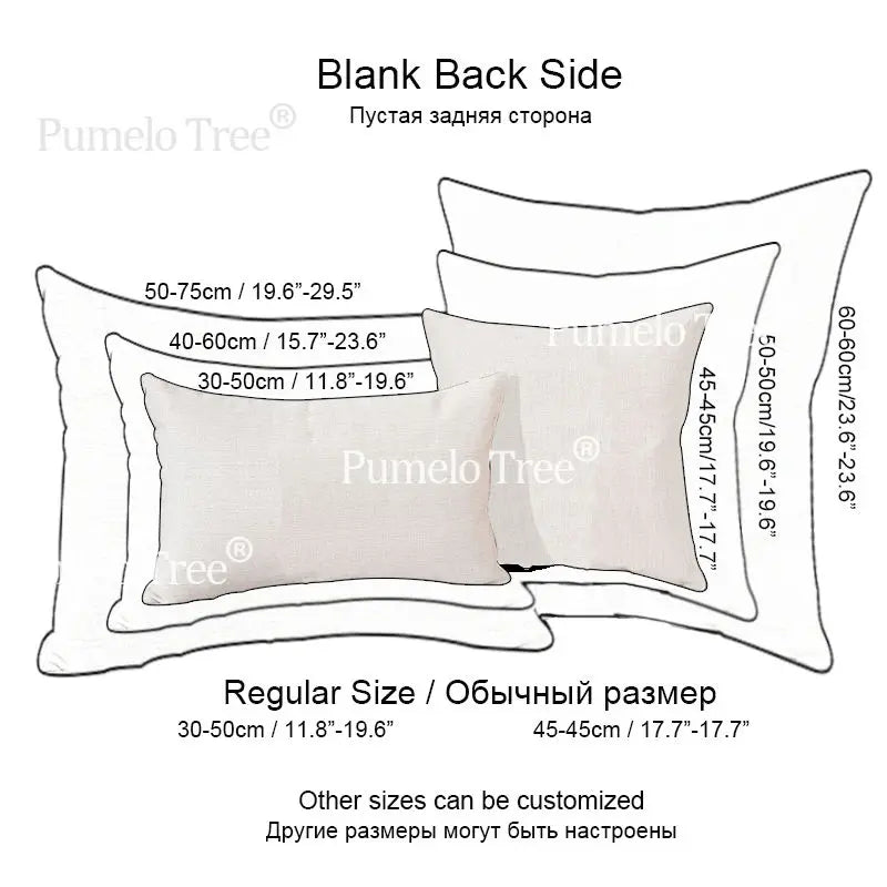 Geometric Cushion Cover Black White Nordic Home Decor Custom Pillow Co