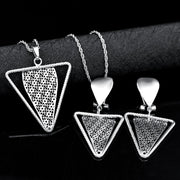 Women Necklace Earrings Pendant Jewelry Sets For Party Wedding Engagement Jewelry