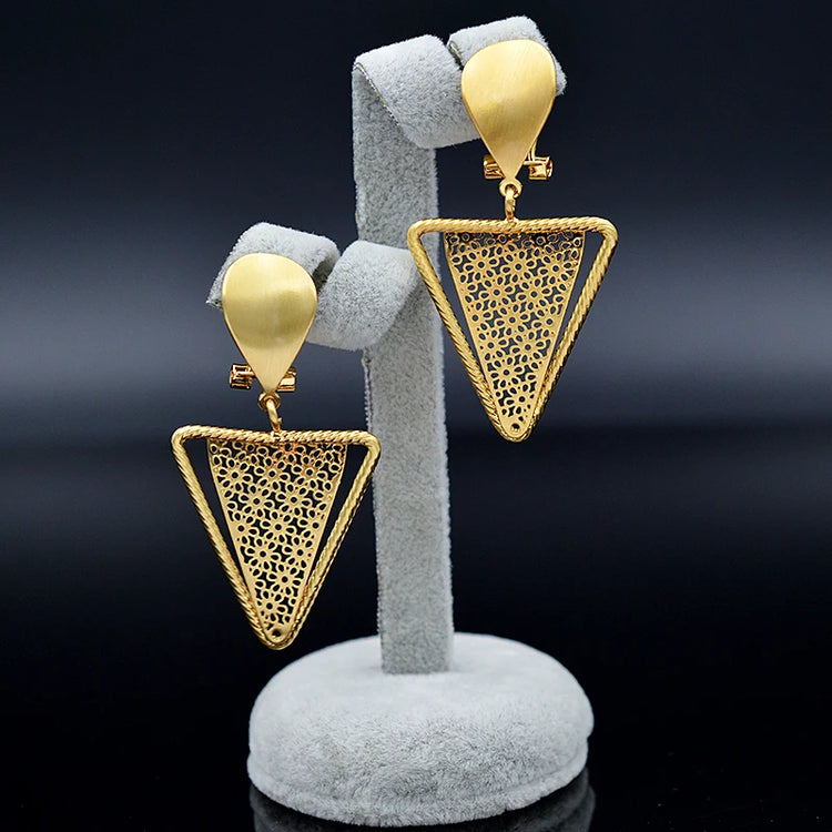 Women Necklace Earrings Pendant Jewelry Sets For Party Wedding Engagement Jewelry - mariaestalocashop