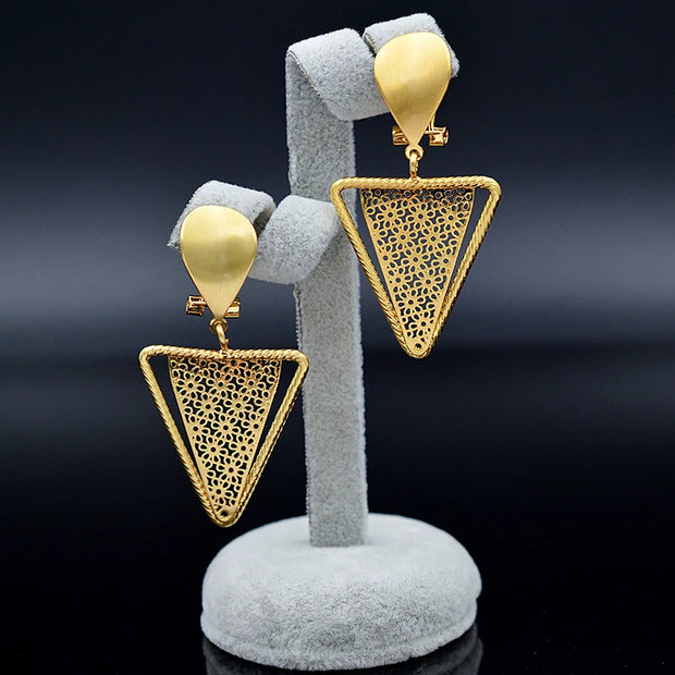 Women Necklace Earrings Pendant Jewelry Sets For Party Wedding Engagement Jewelry
