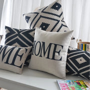Geometric Cushion Cover Black White Nordic Home Decor Custom Pillow Co
