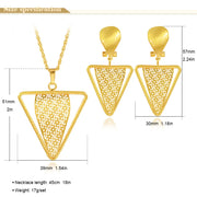 Women Necklace Earrings Pendant Jewelry Sets For Party Wedding Engagement Jewelry