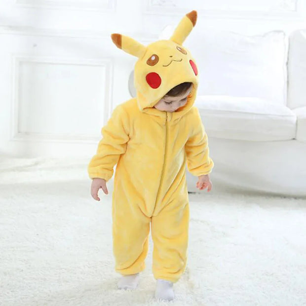 baby boy blue stitch kigurumi pajamas clothing newborn infant romper