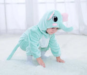 baby boy blue stitch kigurumi pajamas clothing newborn infant romper