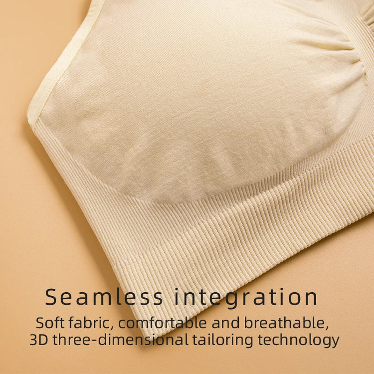 Nursing Bra Breathable Women Breastfeeding Underwear Seamless Maternity Bra Push Up - mariaestalocashop