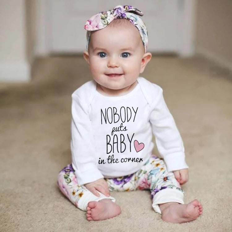 toddler infant baby rompers white color letter print newborn outfits  
