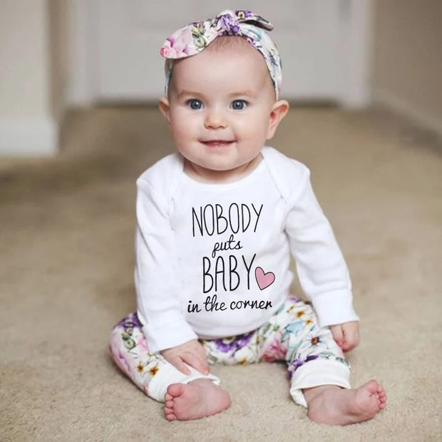 toddler infant baby rompers white color letter print newborn outfits  