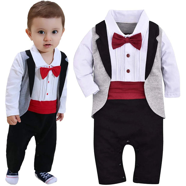 2023 New Baby Boys Clothes In Spring And Autumn Baby Pure Cotton Rompe