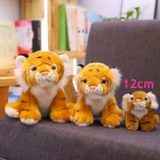 1pc 12cm Mini Sitting Tiger Plush Toys for Children Kids Cute Staffed 