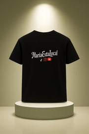 MariaEstaLocal Graphic T-Shirt – Latina Streetwear with Roses & Bulldog Design