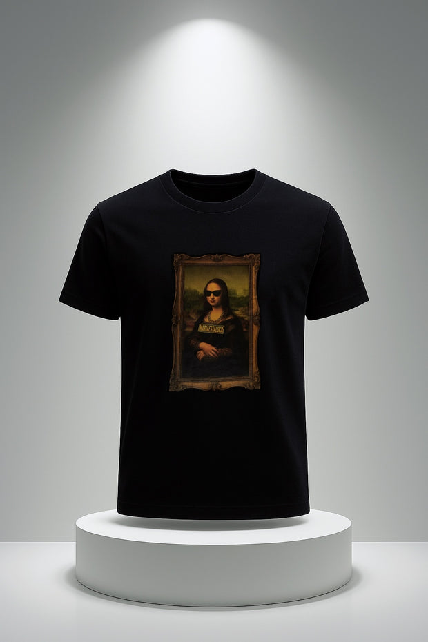 Mona Lisa Graphic T-Shirt – Funny Streetwear Art Tee