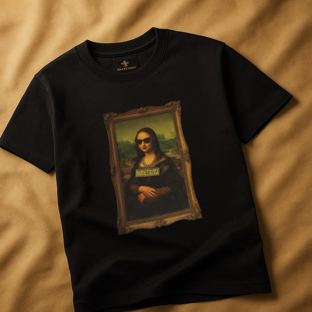 Mona Lisa Graphic T-Shirt – Funny Streetwear Art Tee
