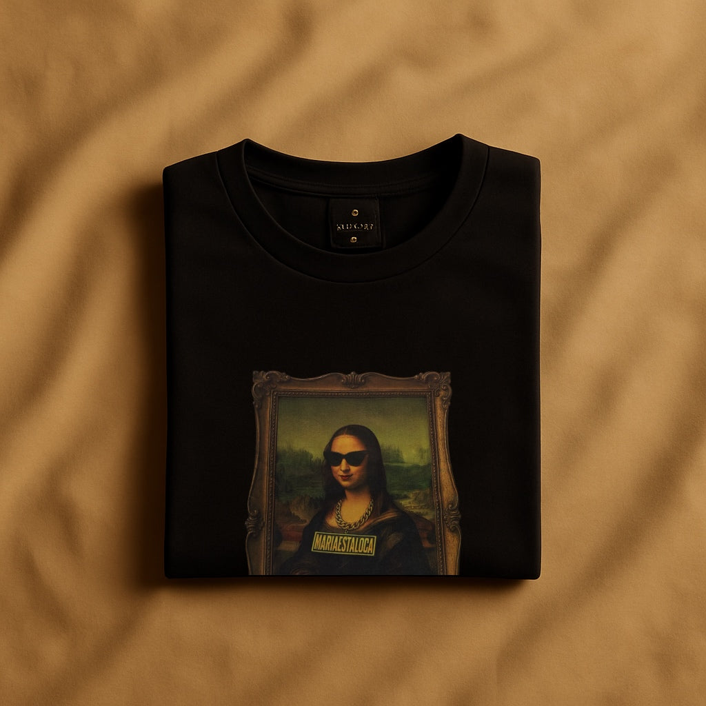 Mona Lisa Graphic T-Shirt – Funny Streetwear Art Tee - mariaestalocashop