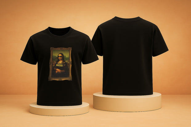 Mona Lisa Graphic T-Shirt – Funny Streetwear Art Tee