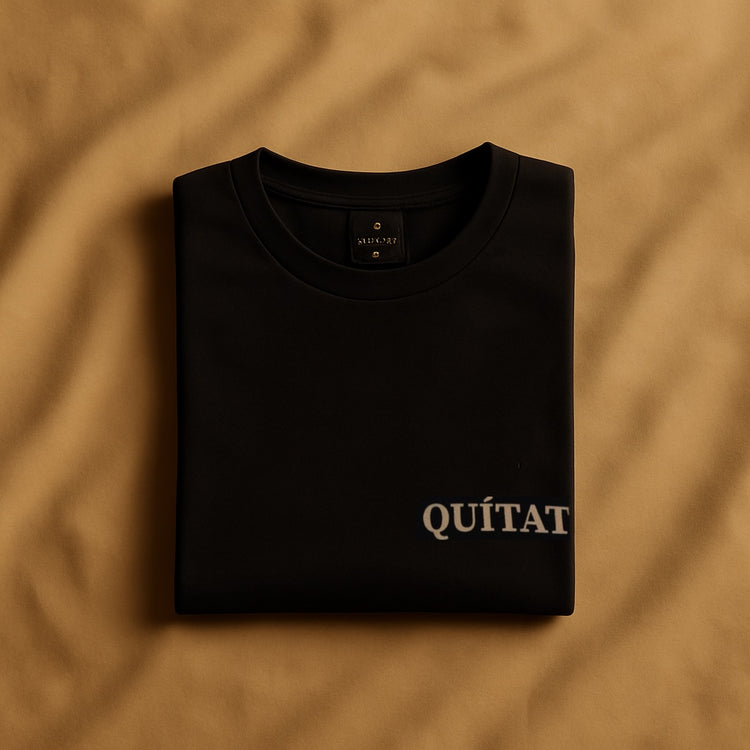 Funny Spanish Graphic T-Shirt – “Quítate / Quédate Donde Estás” Middle Finger Tee - mariaestalocashop