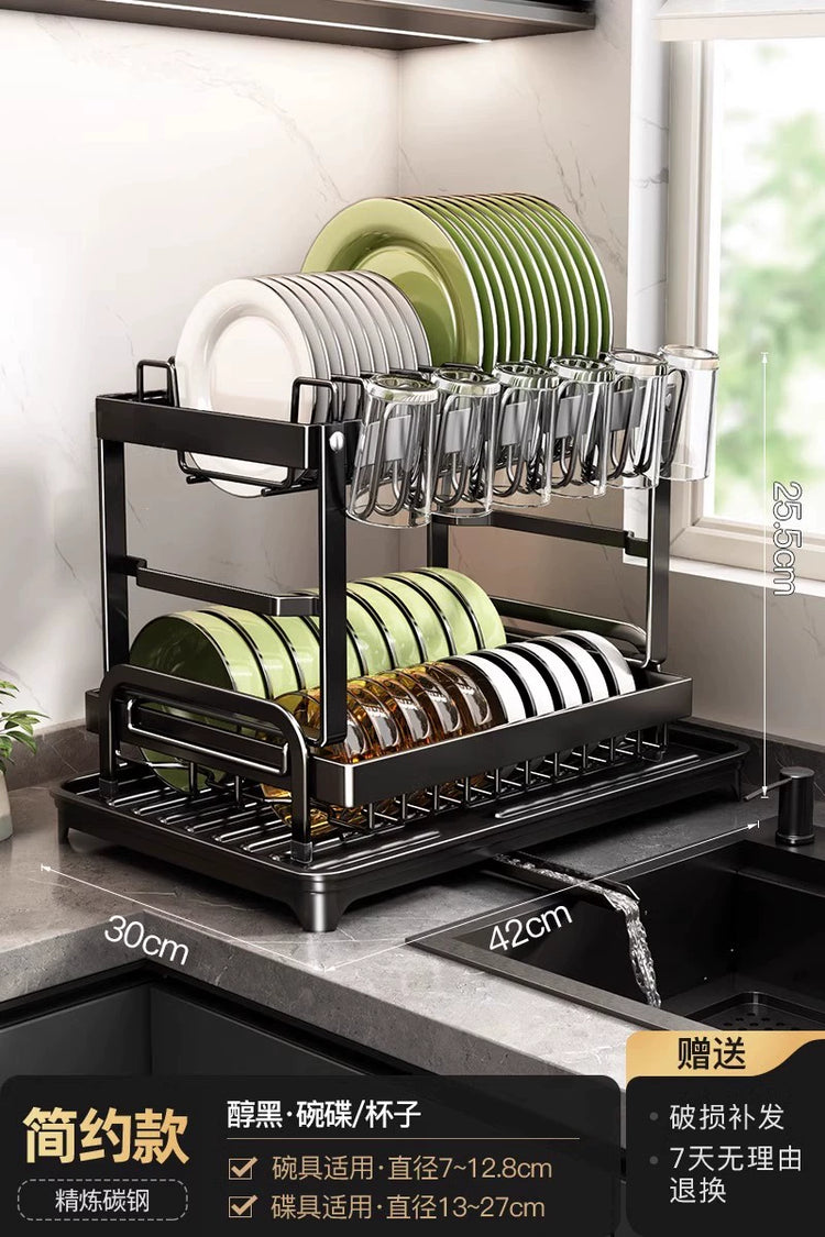 kitchen rack rag storage drain rack punch-free household seasoning    