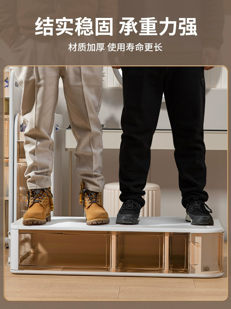Rising Bathroom Storage Rack Bathroom Sandwich Cabinet Bathroom Storage Cabinet Toilet Locker Toilet Side Cabinet Narrow - mariaestalocashop