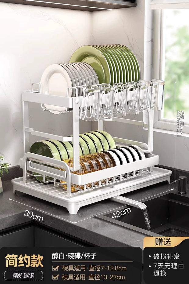 kitchen rack rag storage drain rack punch-free household seasoning    