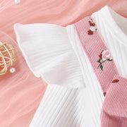 Baby Girl Floral Print Combo Dress with Headband Set Casual/Outdoor  Elegant Hyper-Tactile / 3D Sweet