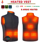 Heating vest men and women winter jacket Warm Electric Thermal Waistco