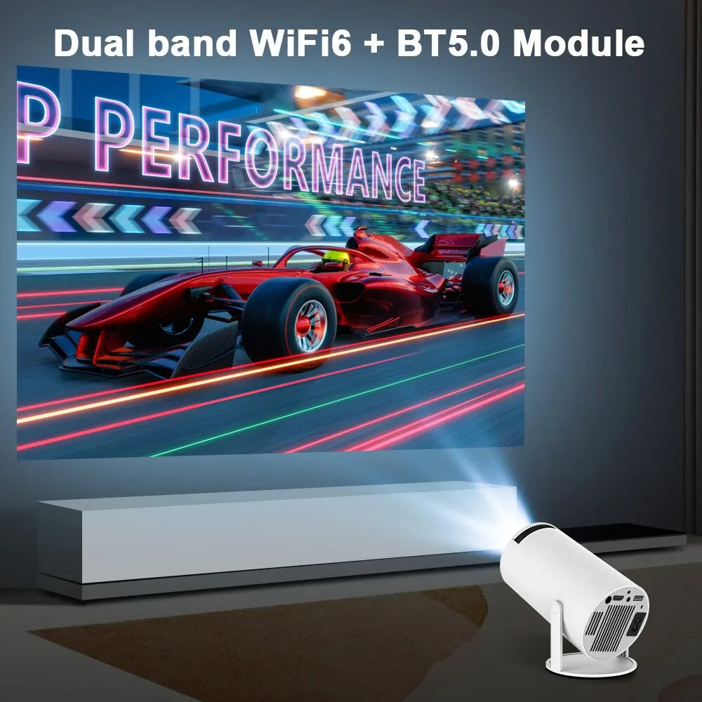 Magcubic Projector Hy300 4K Android 11 Dual Wifi6 200 ANSI Allwinner H713 BT5.0 1080P 1280*720P Home Cinema Outdoor Projetor - mariaestalocashop