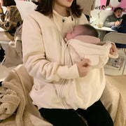 winter pregnancy clothes maternity jackets kangaroo coat baby carrier
