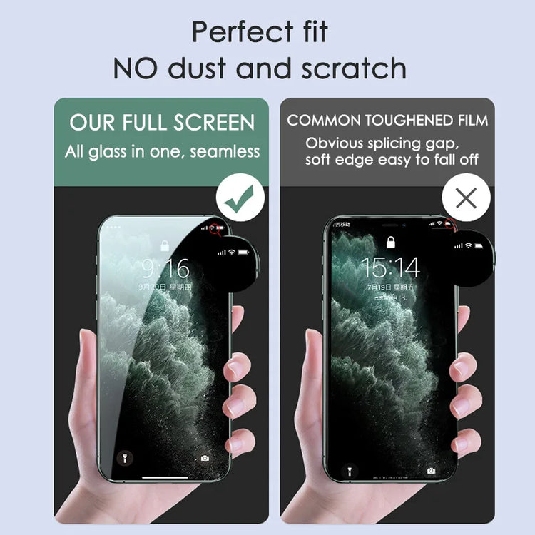 4PCS 60D Full Cover Protective Glass For IPhone 15 11 X XR XS MAX 6 7 8 Plus Screen Protectors On iPhone 13 12 Mini 14 Pro Glass - mariaestalocashop
