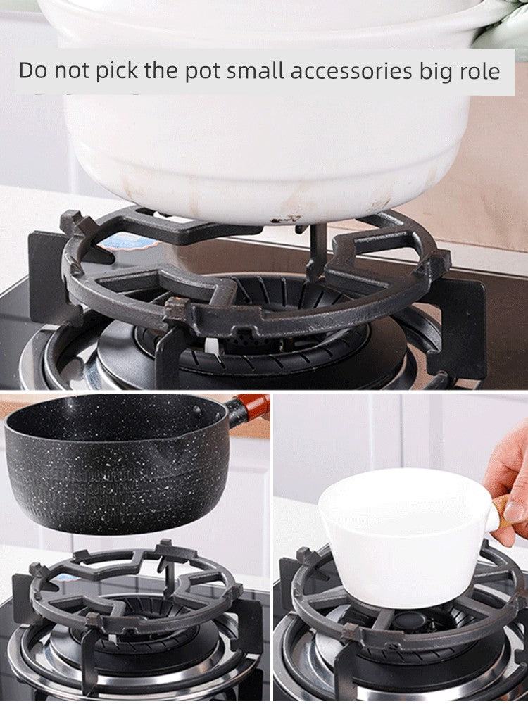 Gas Stove Bracket Gas Furnace Kitchen Racks Gas Stove Rack Pot Rack Hob Small Pot Milk Pot Non Slip Rack - mariaestalocashop