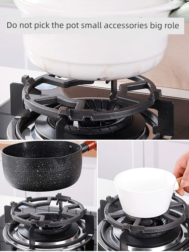 Gas Stove Bracket Gas Furnace Kitchen Racks Gas Stove Rack Pot Rack Hob Small Pot Milk Pot Non Slip Rack