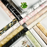 Width Marble Self Adhesive Wallpaper Vinyl Wall Stickers Waterproof Contact Paper For Kitchen Decorative Film Home Decor