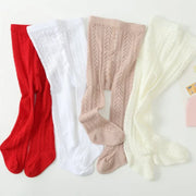 Summer Girls Stockings Hollow Bow Tights For Kids Fishnet Clothing Tod